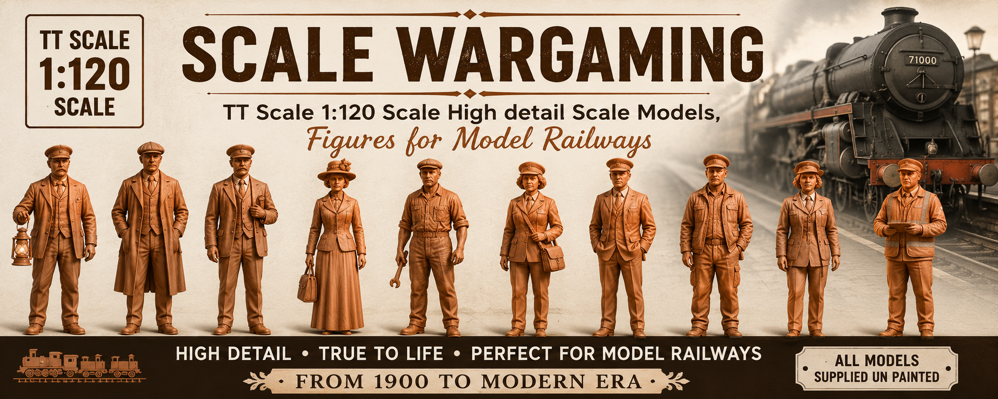 Figures - TT/1:120 Scale
