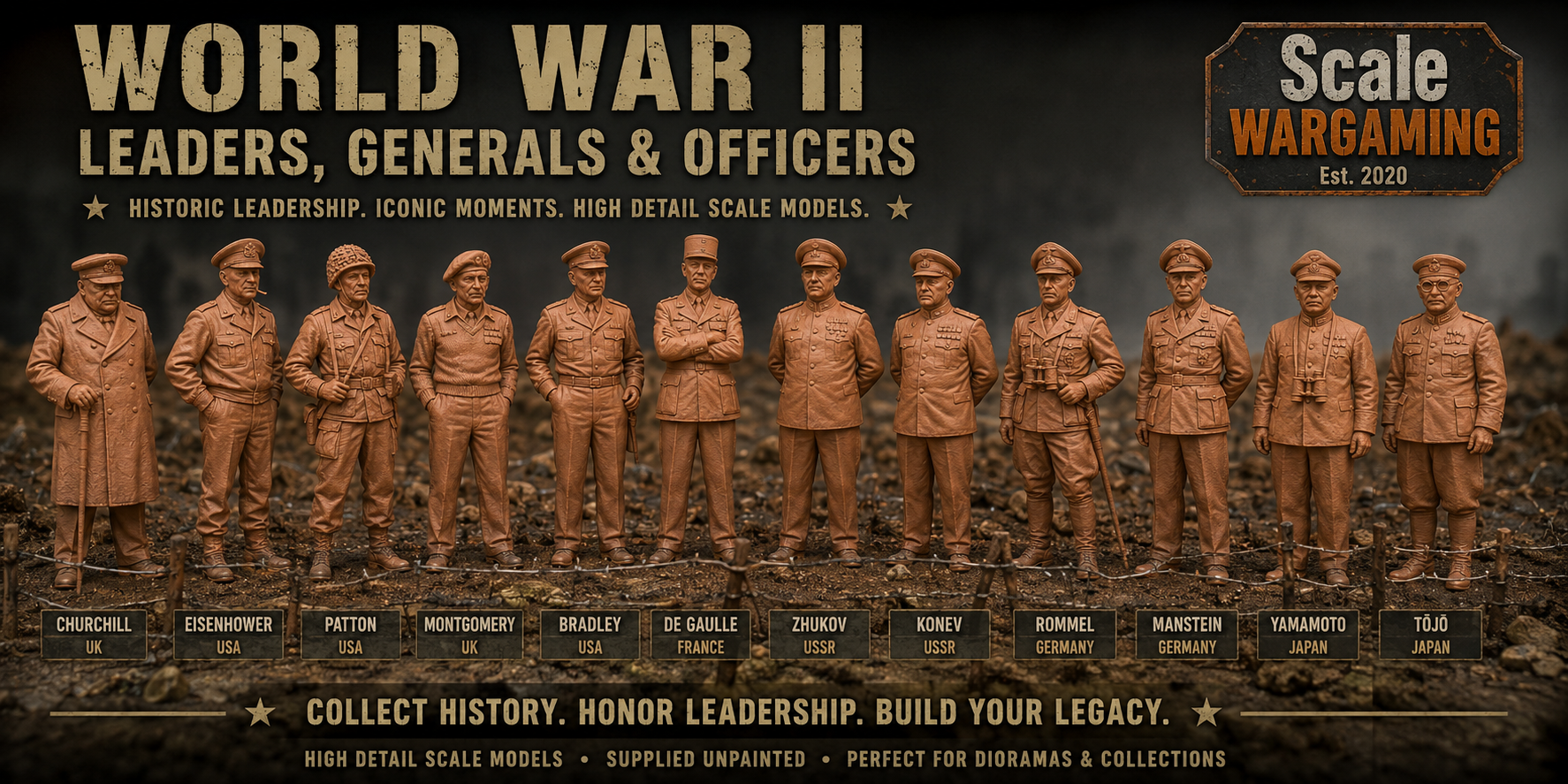 World War II Leaders - Generals - Officers