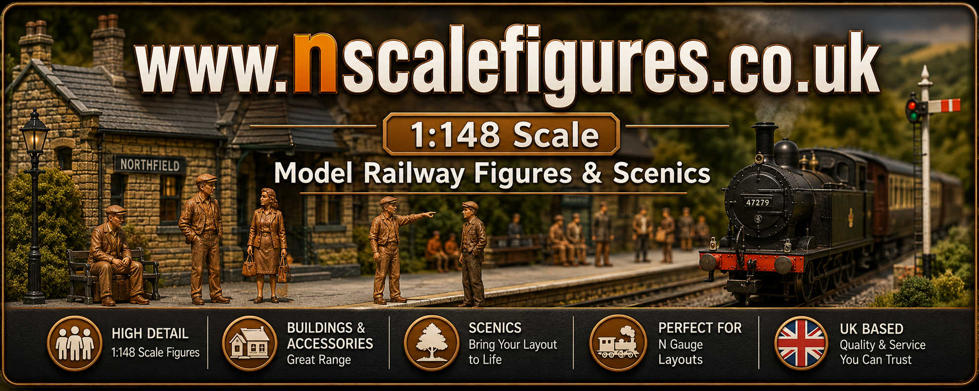 N Scale Figures 1:148 Scale