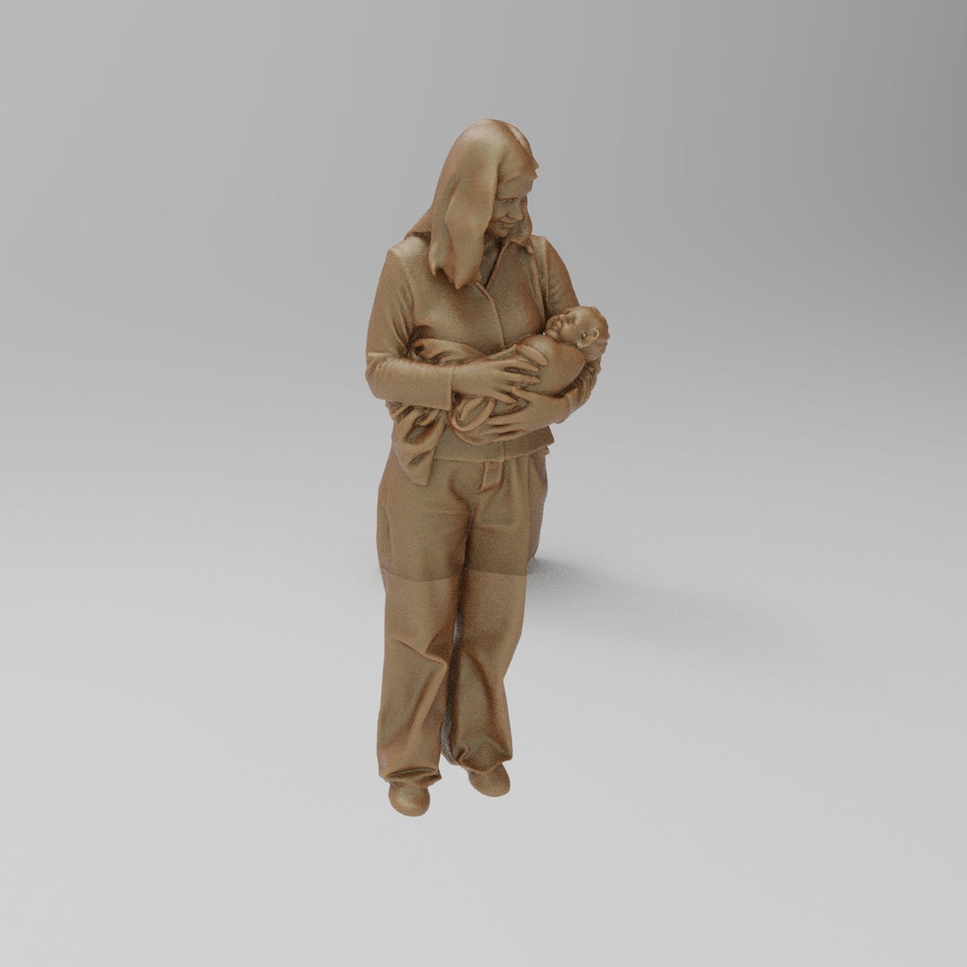 SW8008 Young Mum and Bay in Arms