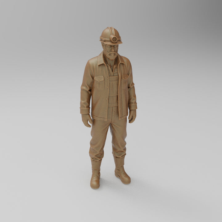 SW8025 Miner Wearing Helmet