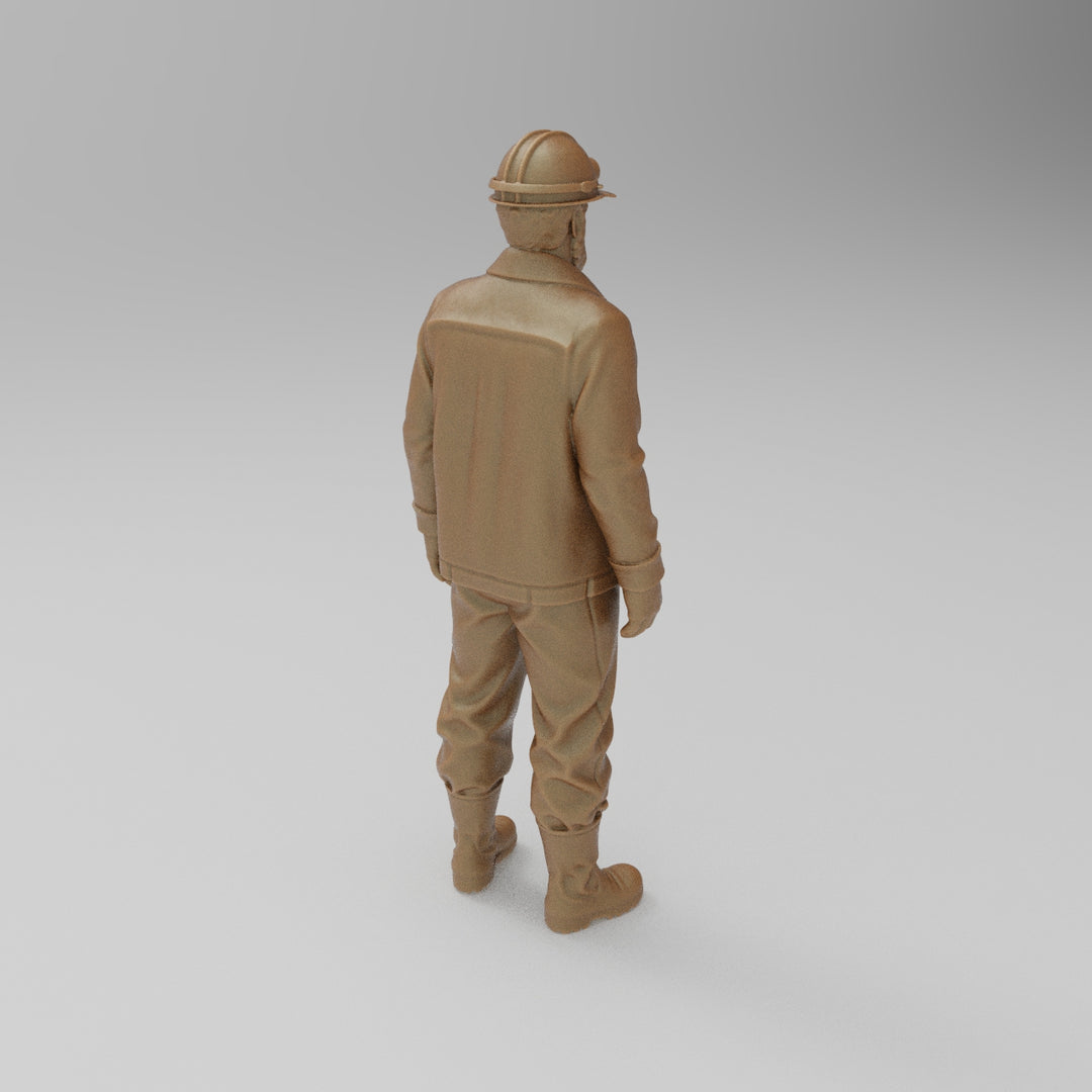 SW8025 Miner Wearing Helmet