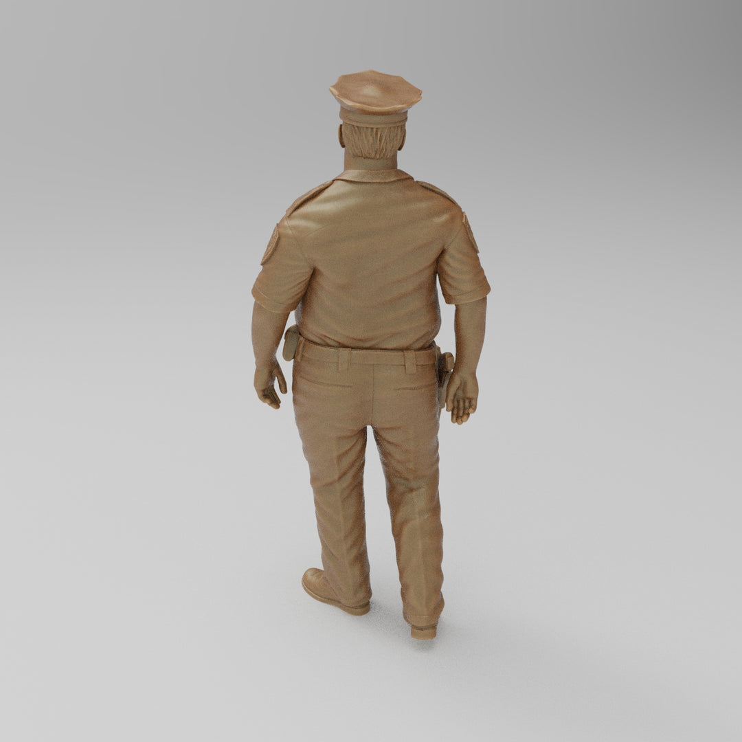 SW1158 Overweight US Policeman Small Hat