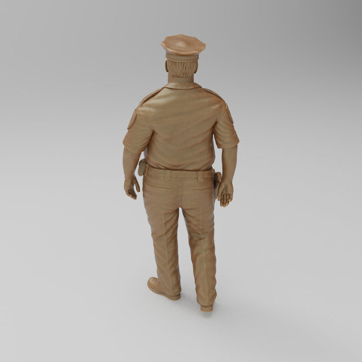 SW1158 Overweight US Policeman Small Hat