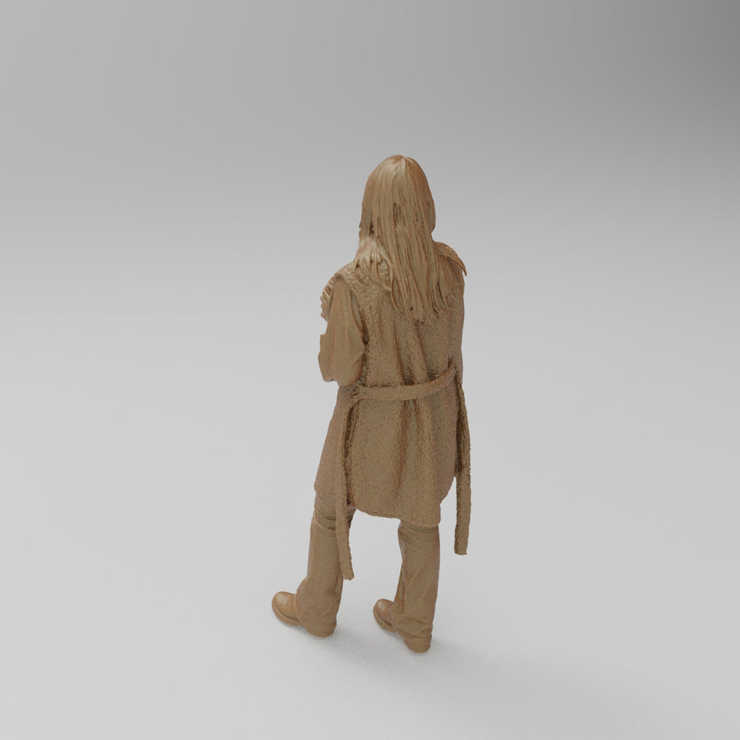 SW1184 Young Girl wearing Raincoat