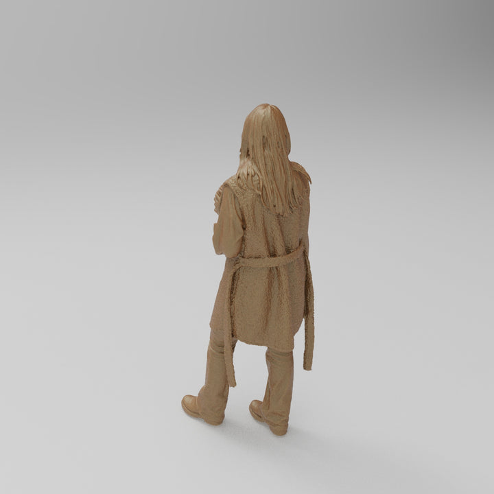 SW1184 Young Girl wearing Raincoat