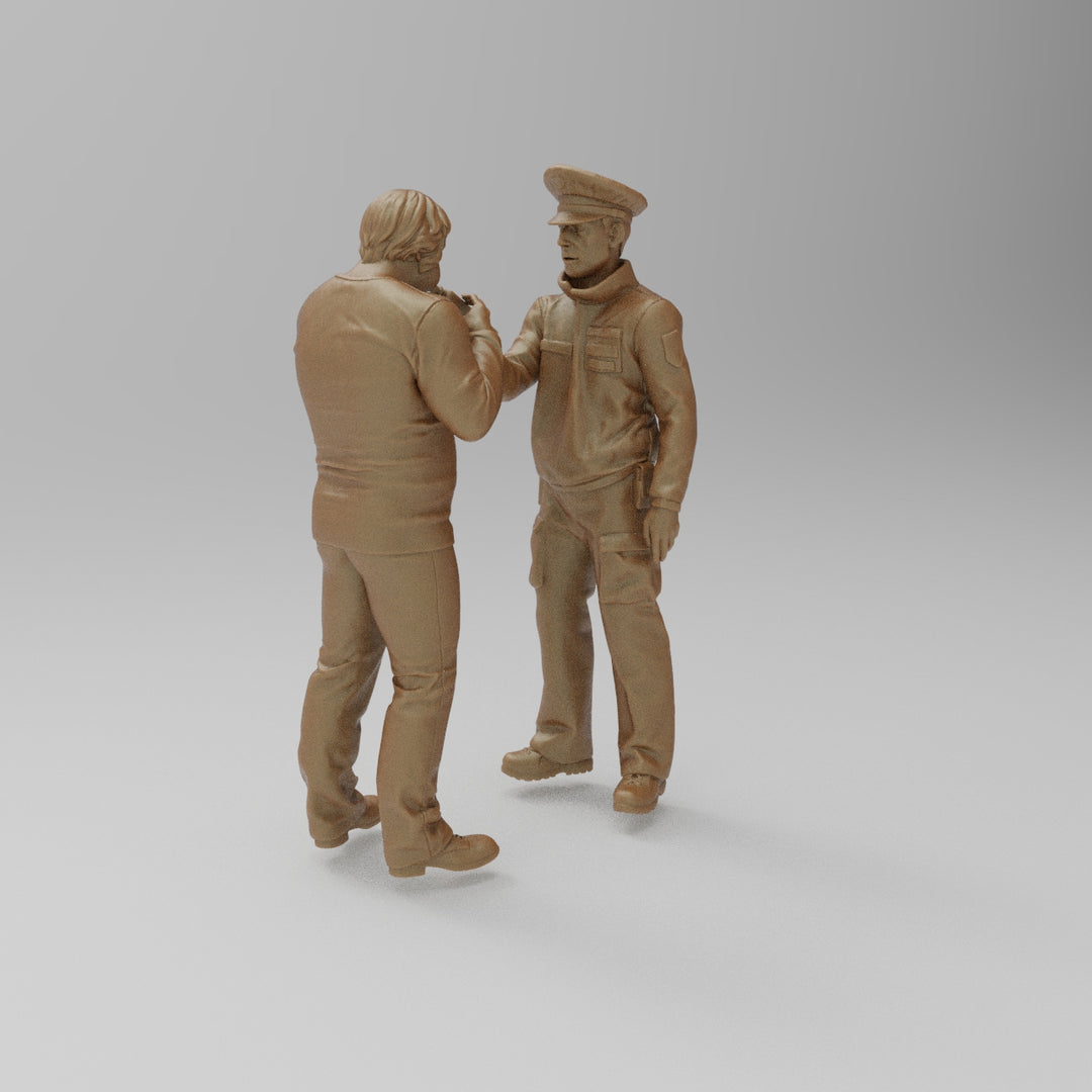 SW8210 Policeman taking breath test