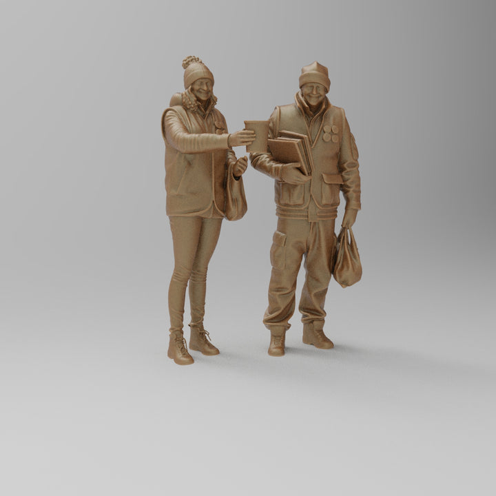 SW8171 2 Street Charity Workers