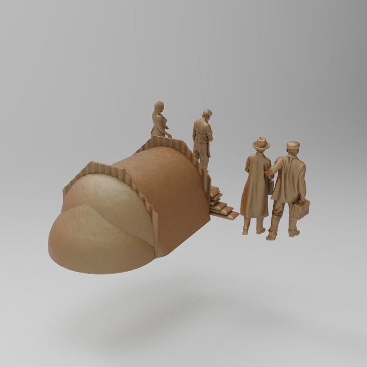 SW1940 WW2 Anderson Shelter and Figures