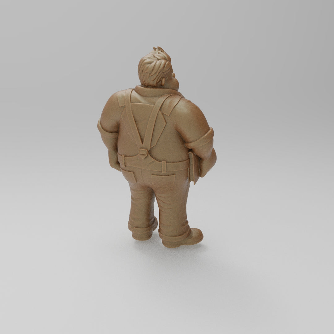 SW9172 Cartoon style Male and Book
