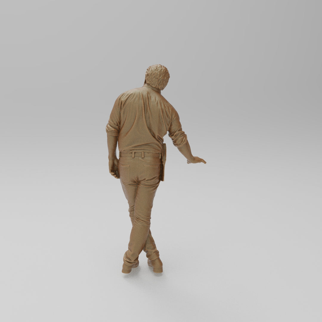 DL9171 Man Leaning on Wall Download