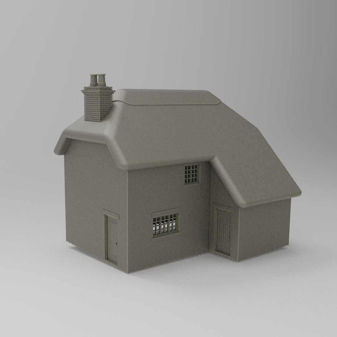 SWH007 - Thatched Cottage N Scale