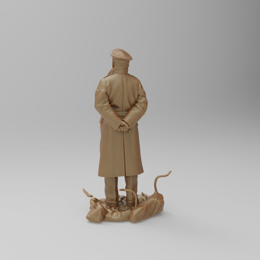 SW9182 16mm German Officer in rubble