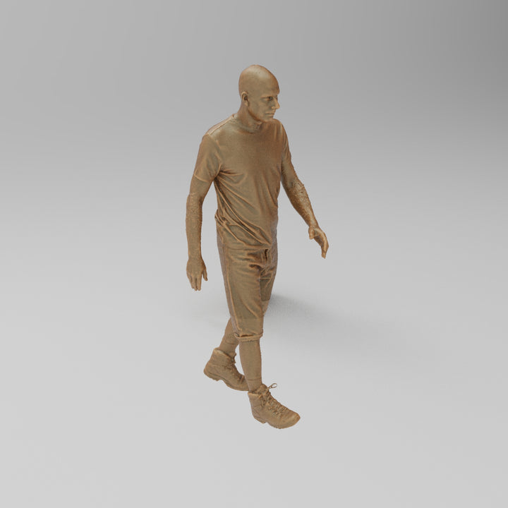 SW4103 Man walking in summer clothes