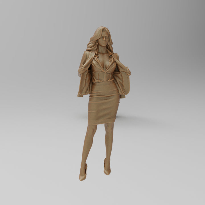 SW9189 16mm Office Girl Blouse open