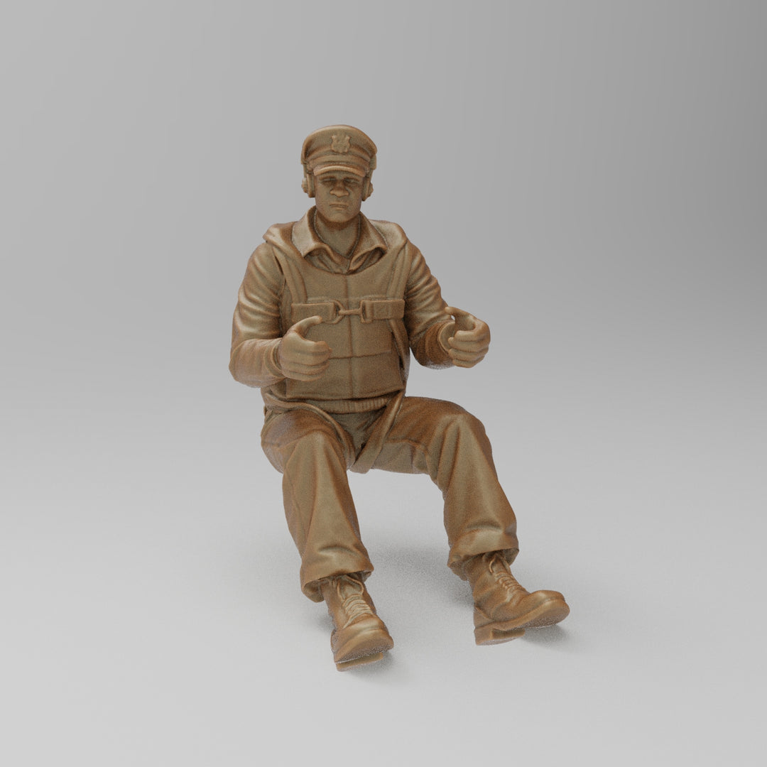 SW8242 US WW2 Bomber Crew in Action - Pilot