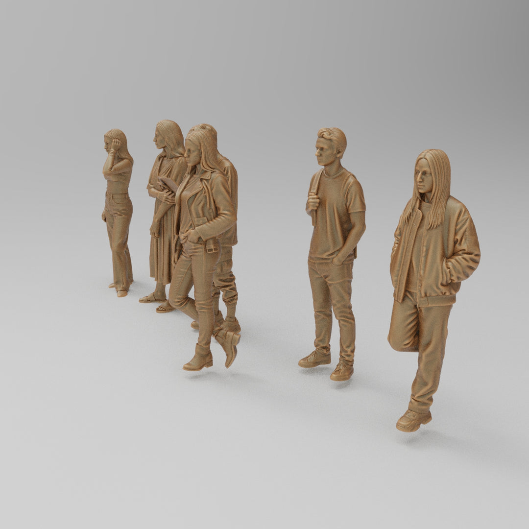 SW4374 Standing Passengers Group 3