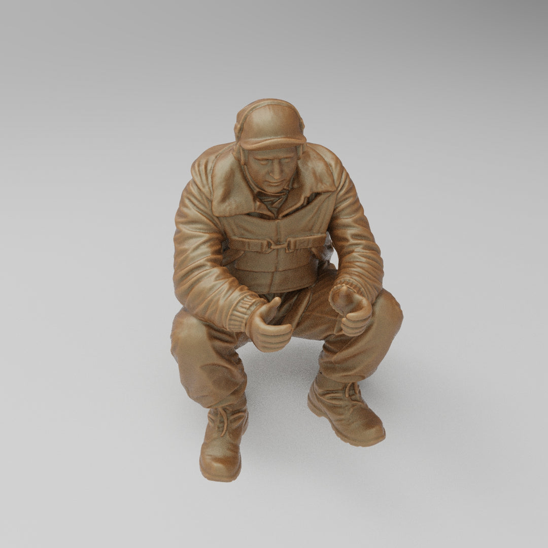 SW8242 US WW2 Bomber Crew in Action - Tail Gunner