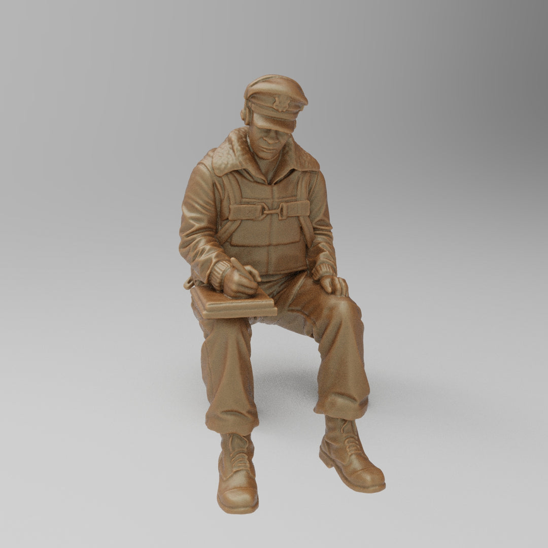 SW8242 US WW2 Bomber Crew in Action - Navigator