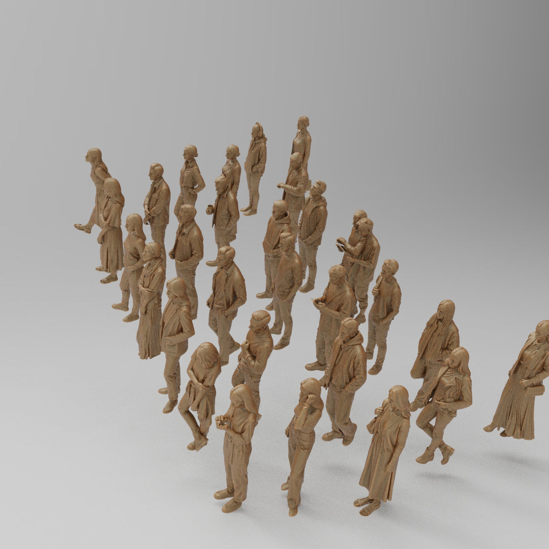 SW4374 Platform Standing Passengers Group x 30