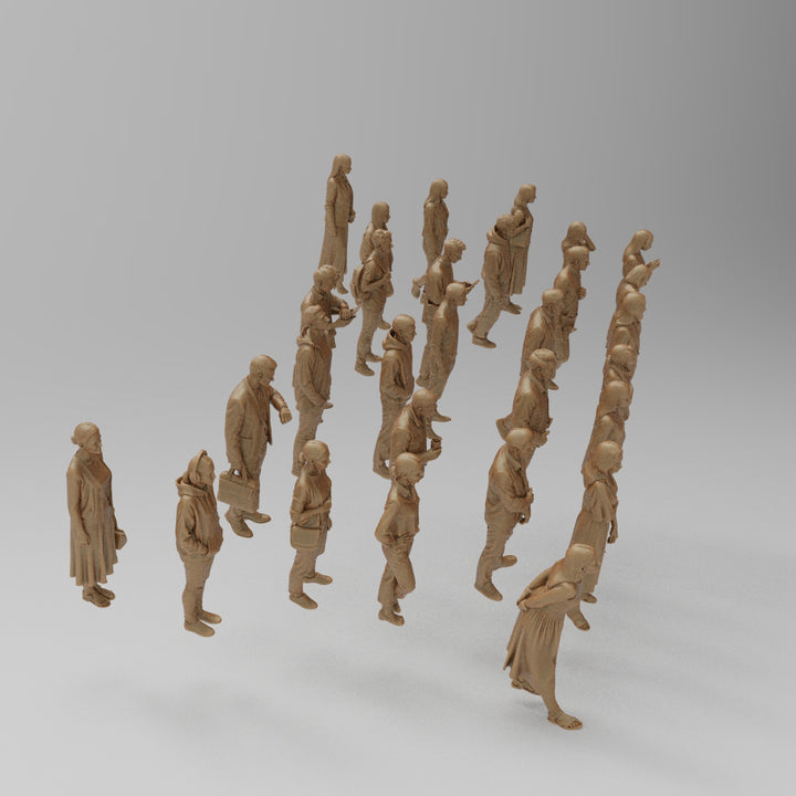 SW4374 Platform Standing Passengers Group x 30