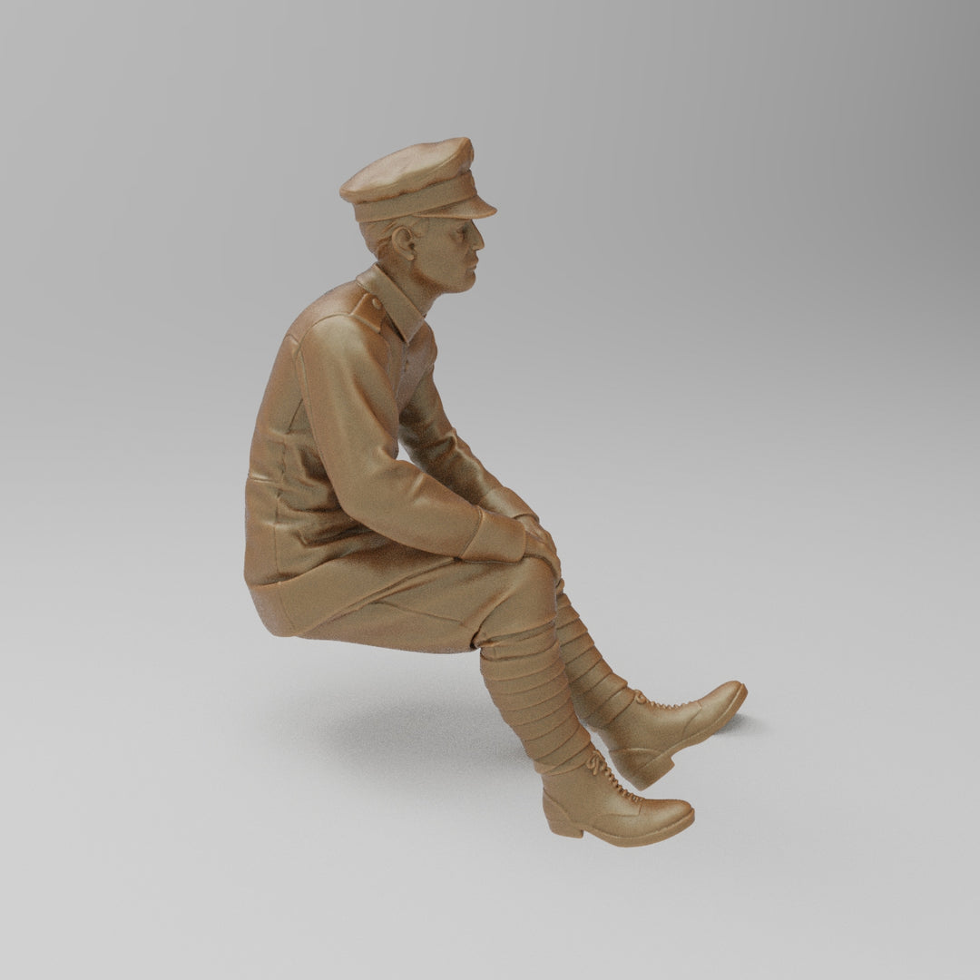 AJ003 - WW1 German Pilot Red Baron Group 9