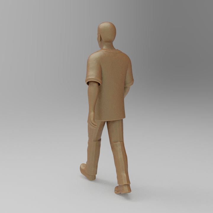 SW4428 1970s Street Scene Male Walking