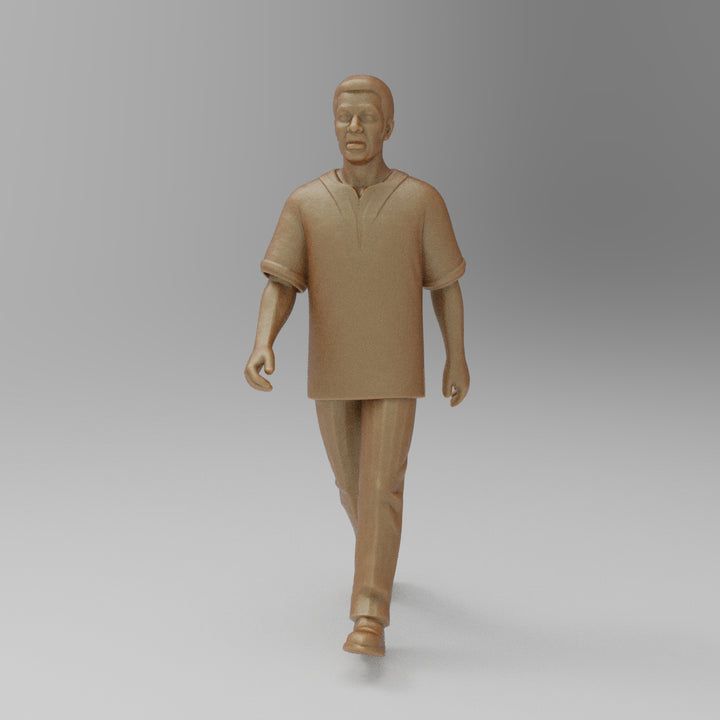 SW4428 1970s Street Scene Male Walking