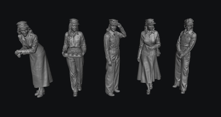 SW9321 WW2 Red Cross Females