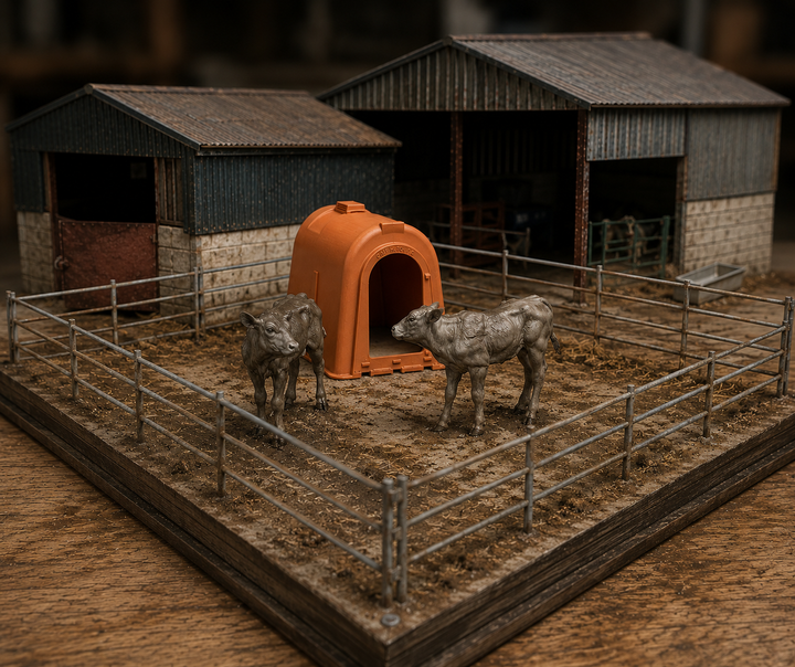 MF002 1:32 Scale Calf Hutch