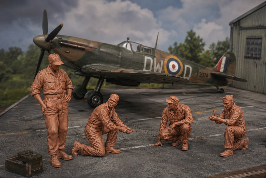 SW9282 WW2 Allied Ground Crew - Mechanic 2