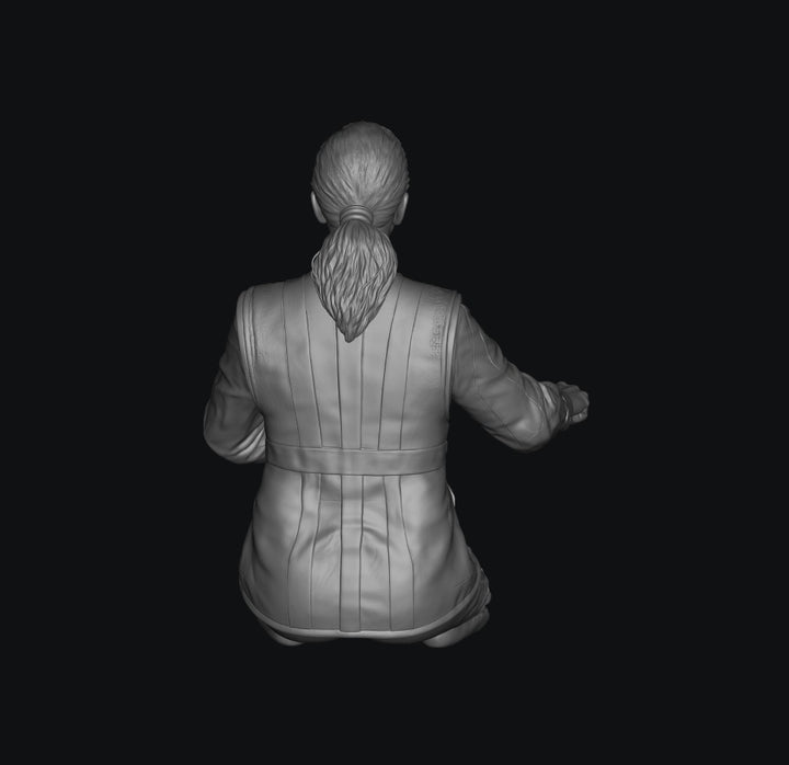 SW9550 Female Modern Train Driver 1 Legs Cut