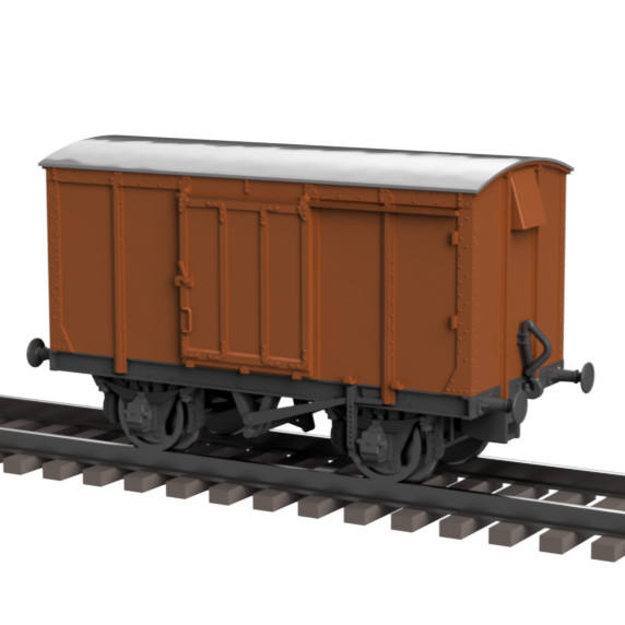 GP605C – BR (ex. LMS) 12 Ton Box Van TT120/3mm Scale