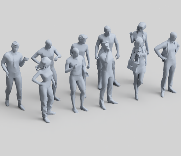 SW001 Standing Figure Pack 1