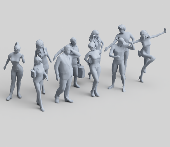 SW006 Standing Figure Pack 6