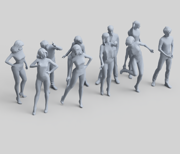 SW007 Standing Figure Pack 7