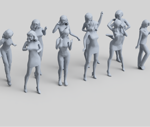 SW010 Standing Figure Pack 10