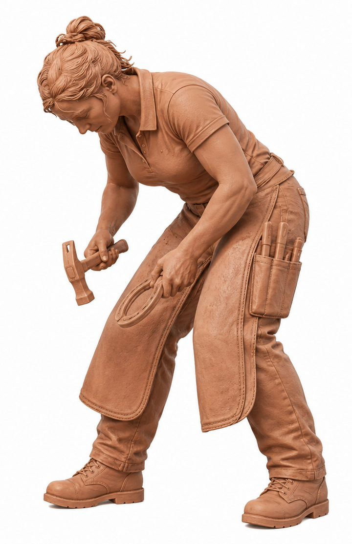SW9507 Modern Female Farrier