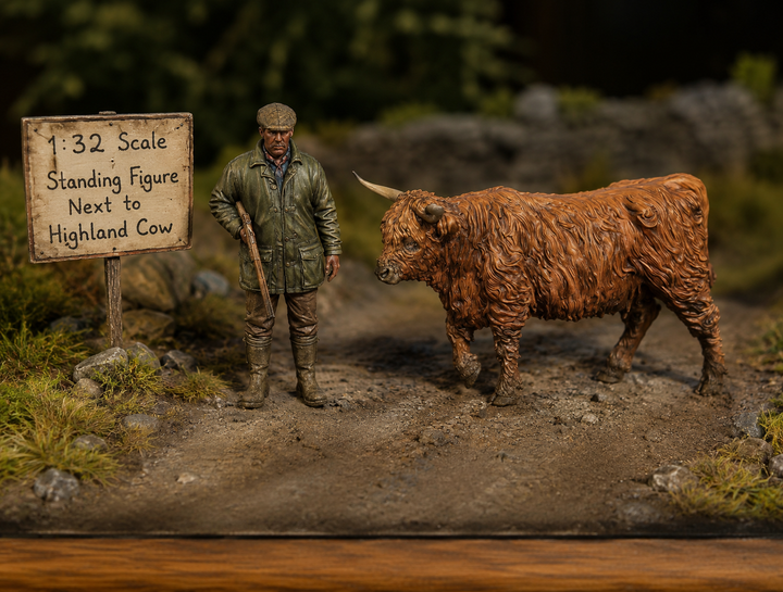 SWF002 Highland Cows Walking x 6