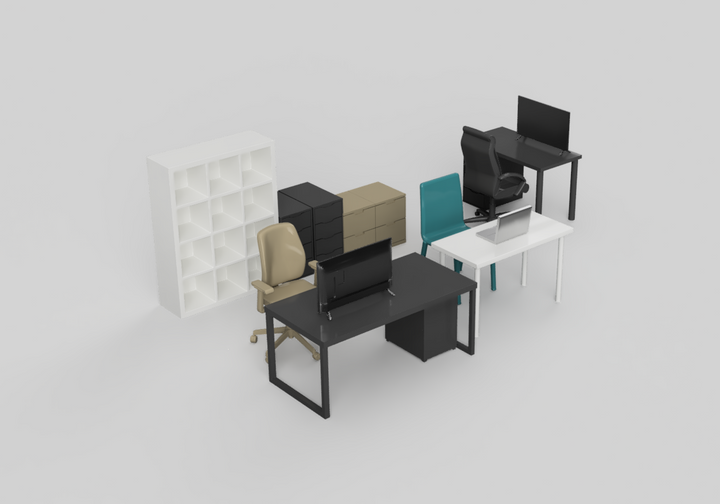 DL5003 - Household Furniture Pack J OO Scale Download