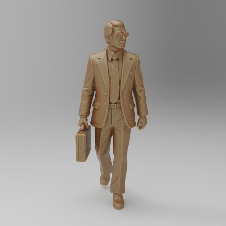 MM4428 1970s Street Scene Male Office Worker