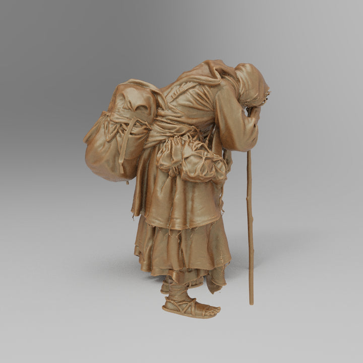 SW9000 Medieval Wandering Old Lady