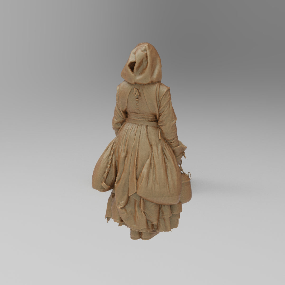 SW9014 Medieval Farm Girl With Pot