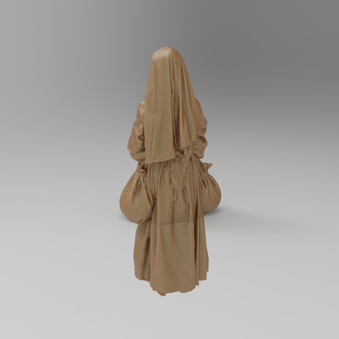 SW9015 Medieval Burdened Maid