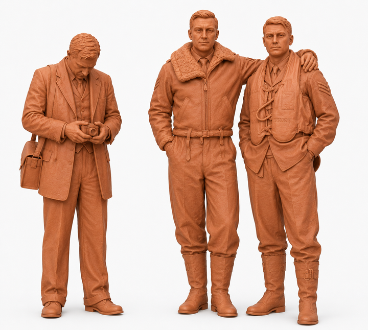 SW9368 WW2 RAF Pilots and Camera Man