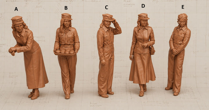 SW9321 WW2 Red Cross Females