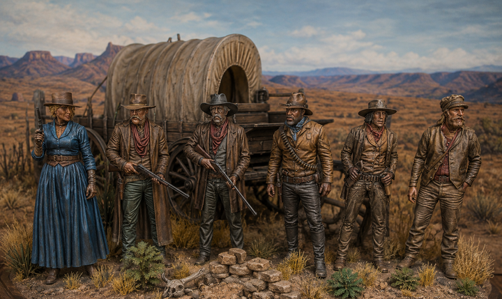 SW1883 1883 Wild West Frontier Figures