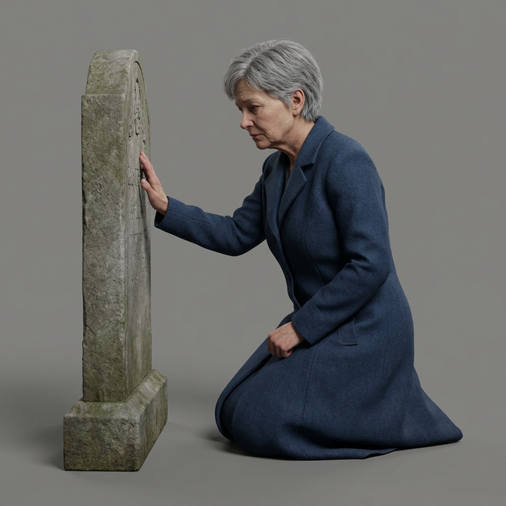 SW2146 Female Goodbye at Graveside