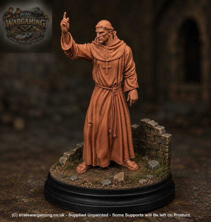 SW2178 Angry Monk Giving Sermon