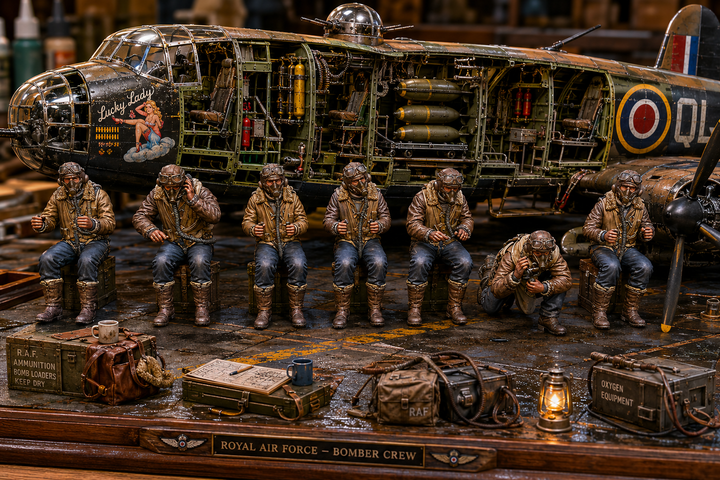 SW2209 WWII RAF Bomber Aircrew Figures